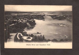 ON Ottawa Gatineau River Chaudiere Falls Ontario Canada Carte Postale Postcard