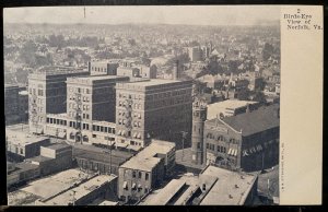 Vintage Postcard 1901-1907 Bird's Eye View of Norfolk, Virginia