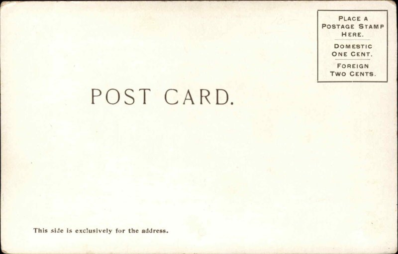 Watch Hill Rhode Island RI Lighthouse Light House Point c1910 Vintage Postcard 