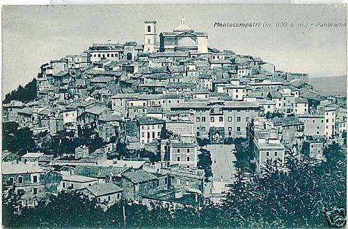 VINTAGE POSTCARD: MONTECOMPATRI - ROME-