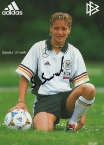 Sandra Smisek German Womans Football Team Hand Signed Photo