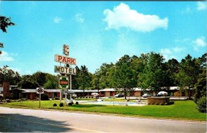 McRae, GA Georgia  PARK MOTEL & RESTAURANT~Kelly Crabb ROADSIDE~US 23  Postcard