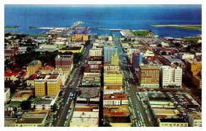 Postcard AERIAL VIEW SCENE St. Petersburg Florida FL AS9549