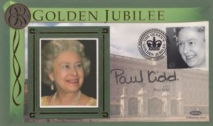 Paul Kidd Former Queen Elizabeth II Butler Hand Signed FDC