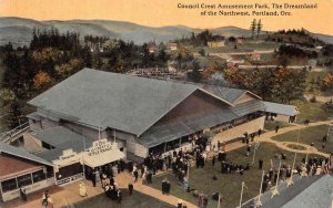 Portland Oregon Council Crest Amusement Park Rifle Range Postcard AA58670