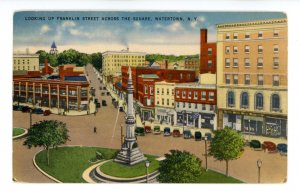 NY - Watertown. Public Square, Franklin Street