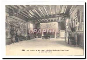 Postcard Old Chateau Meillant near Saint Amand Montrond THE guardroom