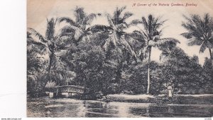 BOMBAY, India, 1900-10s; A Corner of the Victoria Gardens