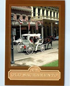 Postcard Old Sacramento California USA North America Photo by Ken Raveill