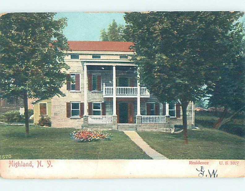 Pre-1907 HISTORIC HOME Highland - Near Port Jervis & Middletown NY W5026