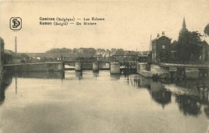 PC BELGIUM, COMINES, LES ECLUSES, Vintage Postcard (b30074)