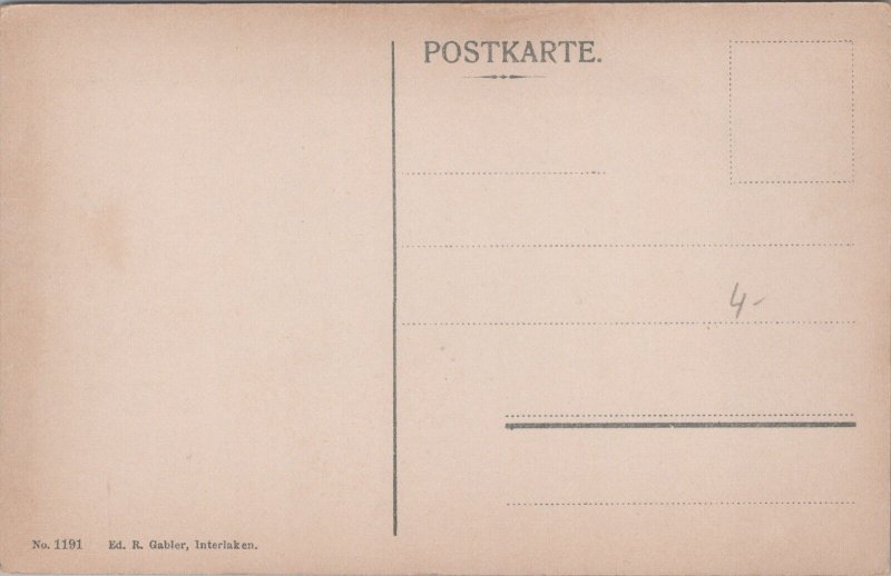 Switzerland Mürrenbahn Mürren Vintage Postcard 09.21 