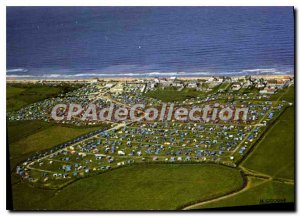 Modern Postcard Villers Sur Mer By Plane On Camping