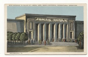 Postcard Main Entrance Sesqui Centennial International Expo Philadelphia PA 1926