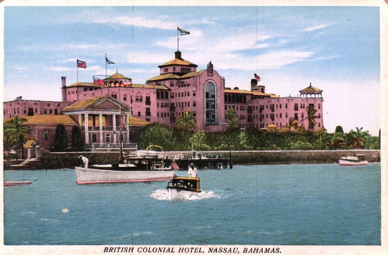 Nassau, Bahamas - The British Colonial Hotel - c1920