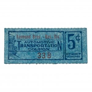 Vintage Ramond Bros. - Bus, Automotive Transportation Coupon