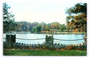 City Park Lake Hagerstown Maryland Postcard