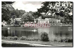 Old Postcard Bagnoles de l'Orne Casino and Lake
