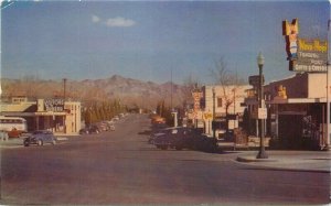 Arizona Street Automobiles Boulder Nevada Roberts Desert Postcard 20-12406