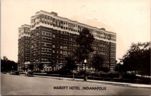 RPPC Marott Hotel, Indianapolis IN Vintage Postcard T41