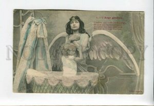 3158022 L'Ange gardien WINGED Guardian Angel Vintage tinted PC