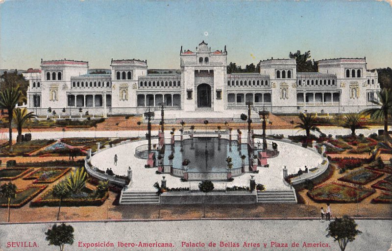 Iberian-American Exposition, Seville, Spain, Early Postcard, Unused