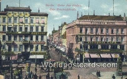 Unter den Linden Berlin Germany 1913 