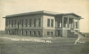 Burt C-1910 RPPC Photo Postcard High School Winslow Arizona 20-2402
