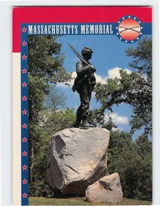 Postcard Massachusetts Memorial, Vicksburg National Military Park, Vicksburg, MS