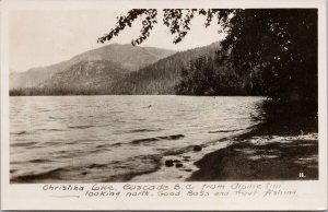 Christina Lake BC Cascade BC from Alpine Inn c1939 Gowen Sutton RP Postcard E94