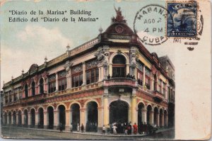 Cuba Diario de la Marina Building Havana Vintage Postcard C096