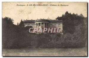 Postcard Old Bachellerie Dordogne Chateau de Rastignac