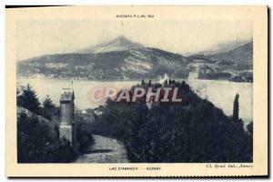 Old Postcard lake & # 39Annecy Duingt