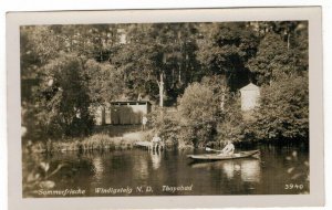 Postcard Austria 1939 Windigsteig Summer Thaya River Canoeing Kayak