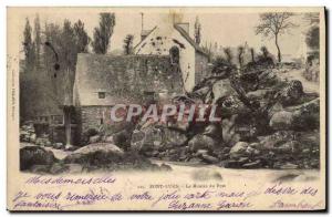 Postcard Old water mill Pont Aven The mill of the port