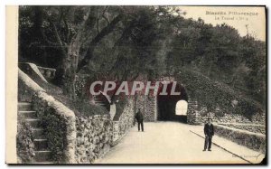 Old Postcard Biarritz Scenic Tunnel