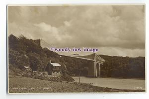 Ju1169 - Menai Suspension Bridge , Anglesey - Judges postcard 1989