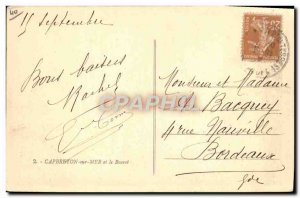 Old Postcard Capbreton Sea and Bouret