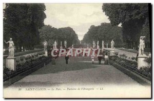 Postcard Old Saint Cloud Park Parterre The Orangery