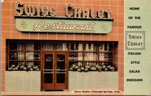 Linen PC Swiss Chalet Restaurant 117 E. Pikes Peak Ave Colorado Springs Colorado