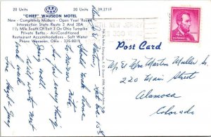 Wauseon, OH Ohio  CHIEF WAUSEON MOTEL  Roadside  FULTON COUNTY  1964 Postcard