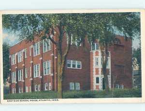 Pre-Chrome SCHOOL SCENE Atlantic Iowa IA AH0339