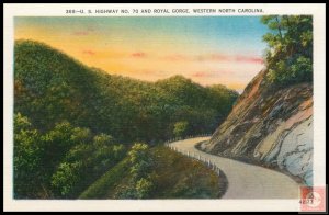 U.S. Hwy No. 70 and Royal Gorge, W.N.C.