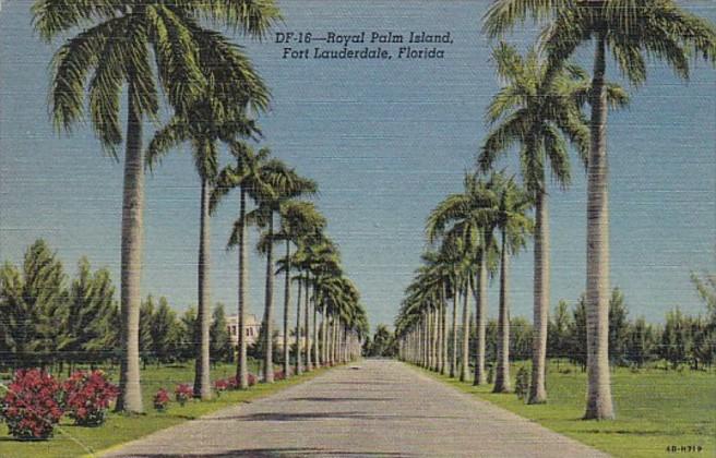 Florida Fort Lauderdale Royal Palm Island Curteich