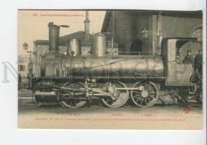 439863 France Railroad Train Locomotive with characteristics Vintage postcard