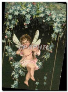 Old Postcard Fantasy Angel Angels