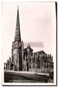 Old Postcard The Cathedral Treguier