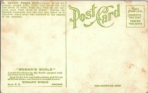 Cayey Porto Rico Woman's World Vintage Postcard Standard View Card 