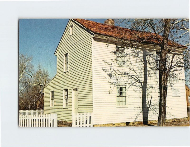 Postcard Harmonist House New Harmony Indiana USA