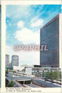 Modern Postcard the seat of the Organization The UN hall entrance to the Gene...